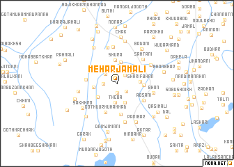 map of Mehar Jamāli