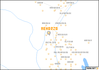map of Meharza
