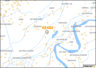 map of Mehar