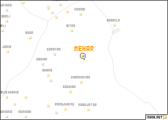 map of Mehār