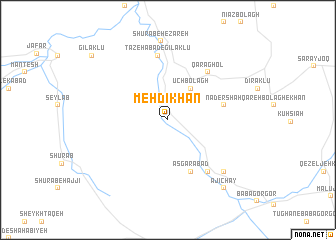 map of Mehdī Khān