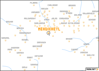 map of Mehdī Kheyl