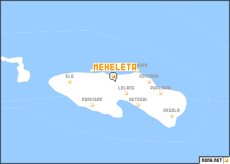 map of Meheleta