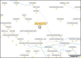 map of Méhers