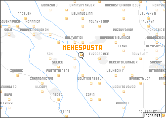 map of Méhes Pusta