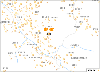 map of Mehići