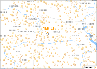 map of Mehići