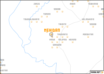 map of Méhidan
