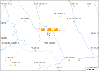 map of Méhidougou