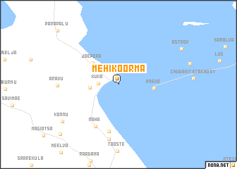 map of Mehikoorma