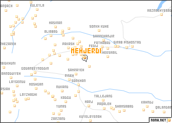 map of Mehjerdī