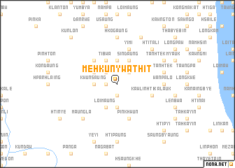 map of Mehkun Ywathit