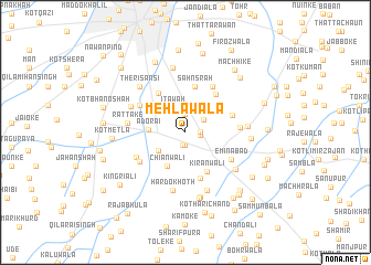 map of Mehlawāla