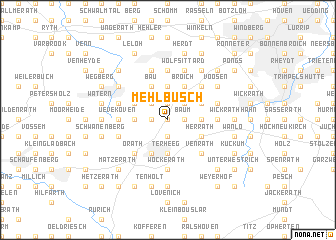 map of Mehlbusch