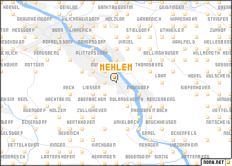 map of Mehlem