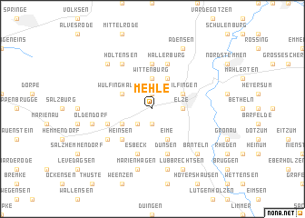 map of Mehle