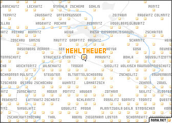 map of Mehltheuer