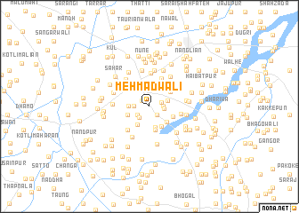 map of Mehmādwāli