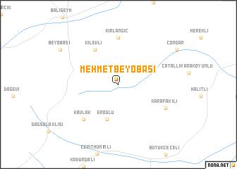 map of Mehmetbeyobası