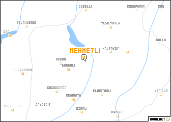 map of Mehmetli