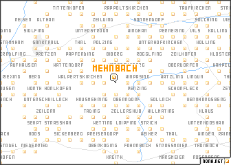 map of Mehnbach