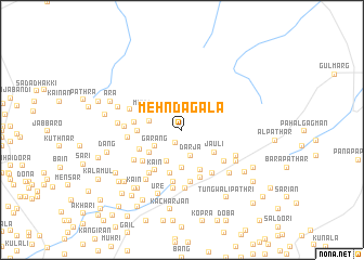 map of Mehnda Gala