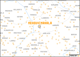 map of Mehović Mahala