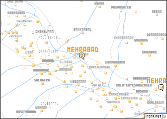 map of Mehrābād