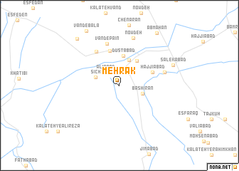 map of Mehrak