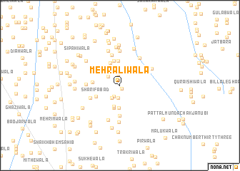 map of Mehr Alīwāla