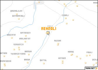 map of Mehralı