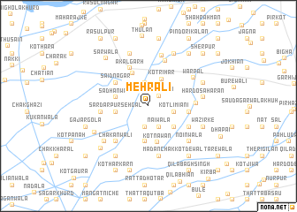 map of Mehr Ali