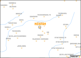 map of Mehrām