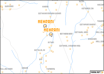 map of Mehrāni