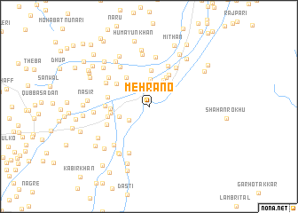 map of Mehrāno