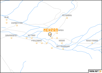 map of Mehrān