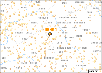 map of Mehra