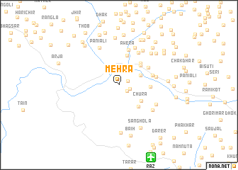 map of Mehra