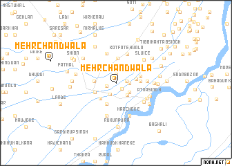 map of Mehr Chandwāla