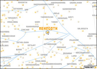 map of Mehr Goth