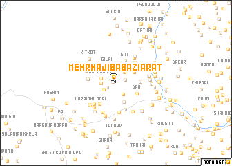 map of Mehr Hāji Bāba Ziārat