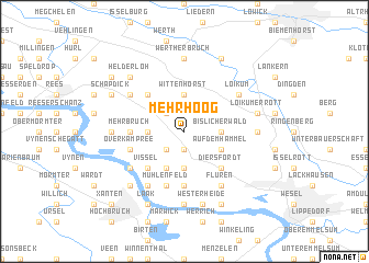 map of Mehrhoog