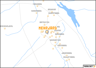 map of Mehrjard