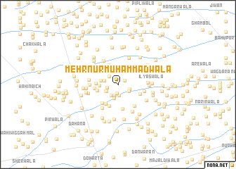map of Mehr Nūr Muhammadwāla