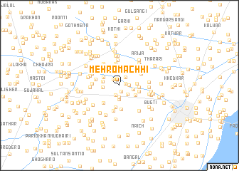 map of Mehro Māchhi