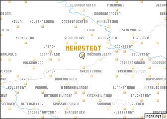 map of Mehrstedt