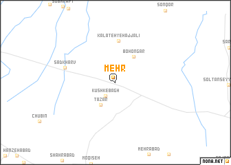 map of Mehr