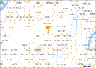 map of Mehr