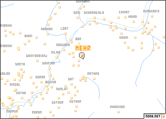 map of Mehr