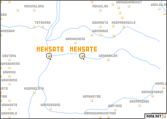 map of Mè-hsa-tè